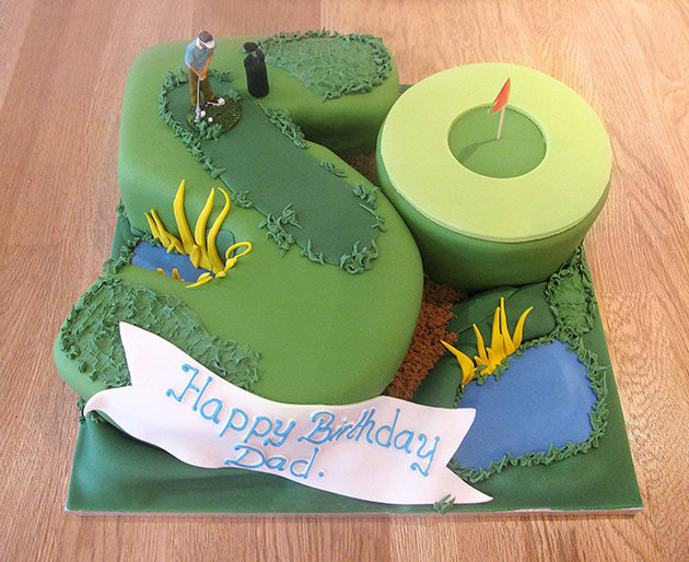 Golf 50th Birthday Cake The Cakery Leamington Spa